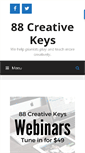 Mobile Screenshot of 88creativekeys.com